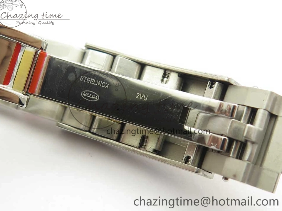 MiroTime 0501 Timeless DateJust 36mm 904 SS RG Wrapped 116231 GMF Gray Diam Dial on SS RG Wrapped Jubilee Bracelet A 3272